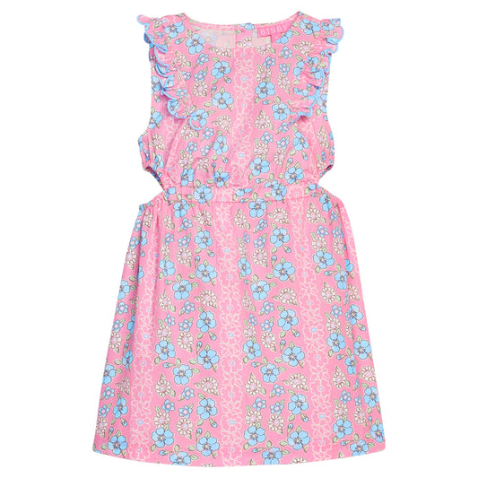 Bisby Spring Marguerite Floral Cutout Dress