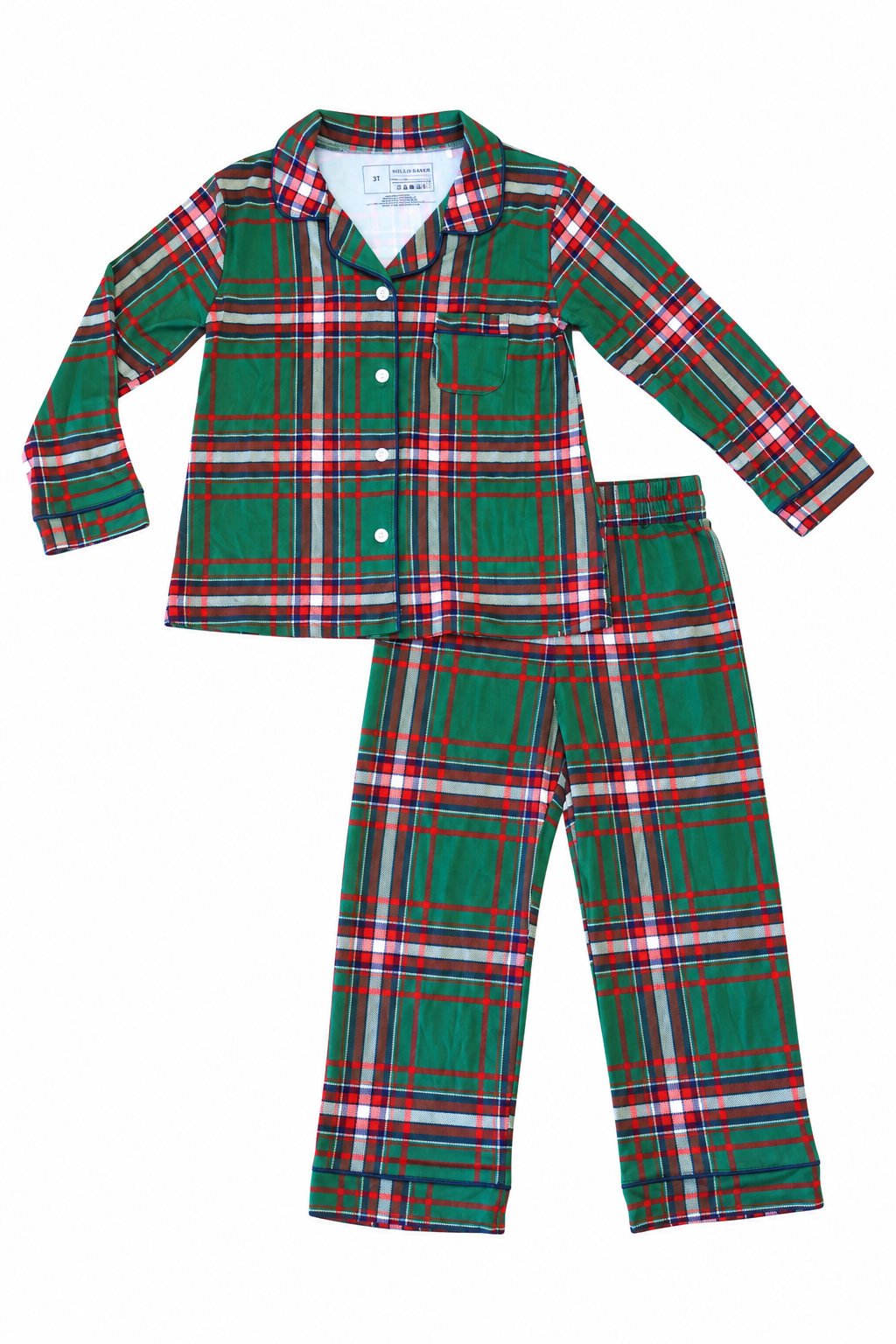 Hollis Baker Green Christmas Plaid Jammies