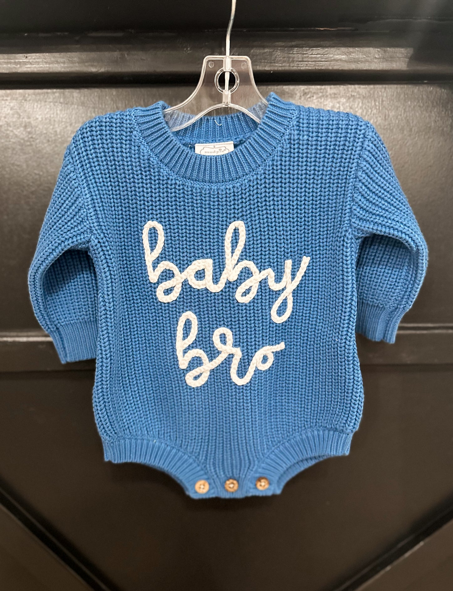 Mud Pie Baby Bro Sweater Bubble
