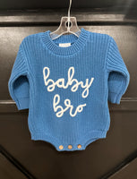 Mud Pie Baby Bro Sweater Bubble