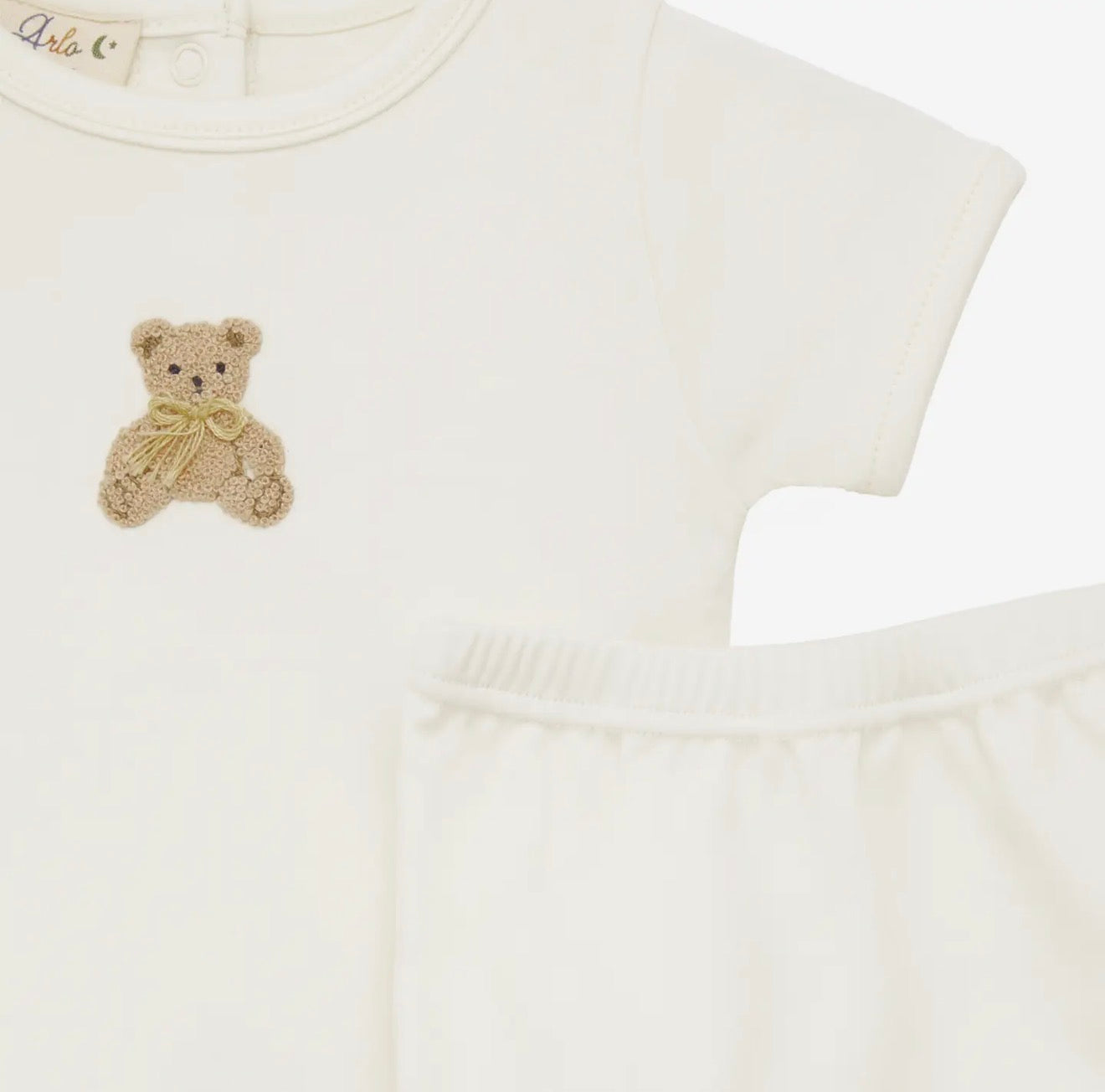 Magnolia Baby Ivory Bear Hugs Diaper Cover Set