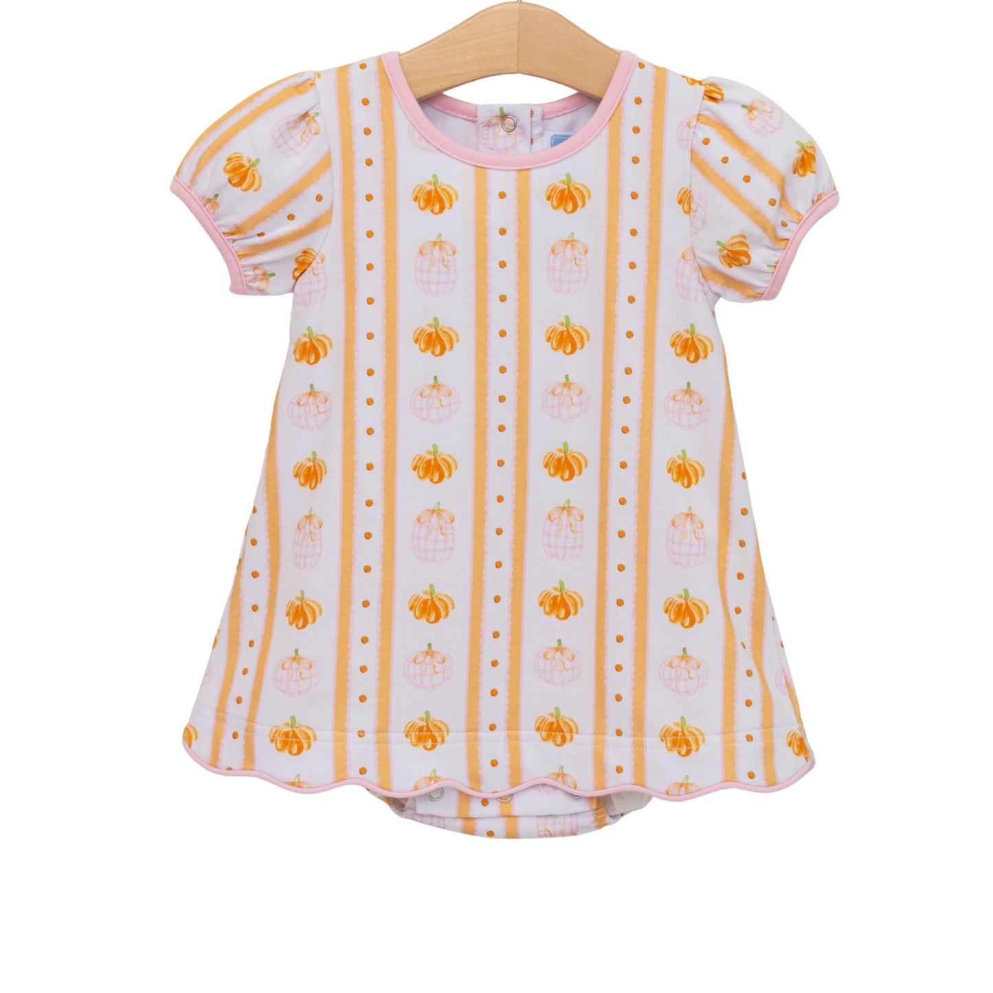 Trotter Street Pumpkin Patch Scalloped Bubble