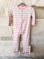 Kickee Pant Lotus Sweet Stripe Playsuit