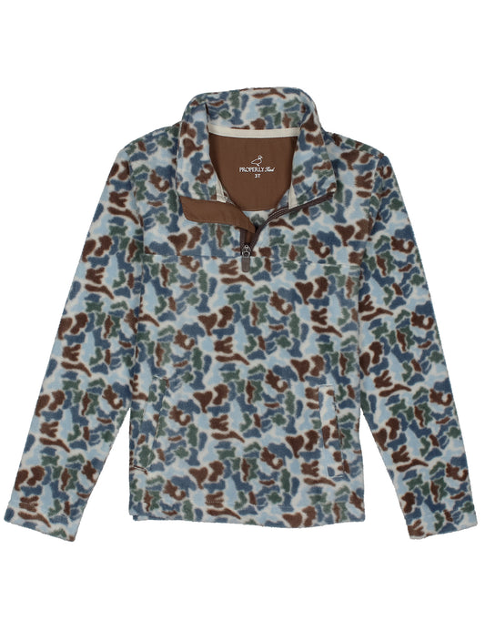Properly Tied Terra Camo Fleece Pullover