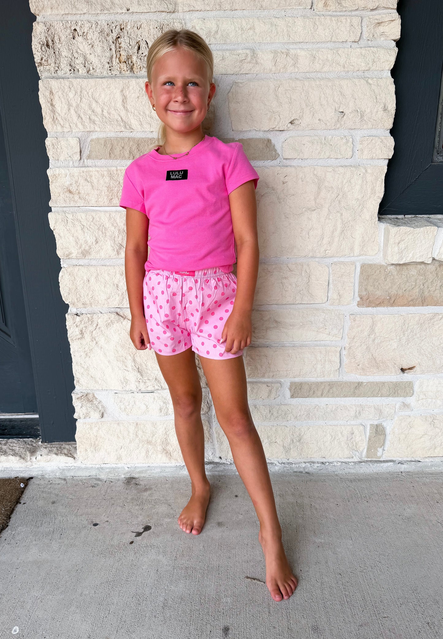 Lulu Mac Bubblegum Baby Doll Top