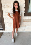 Hayden Rust Corduroy Dress