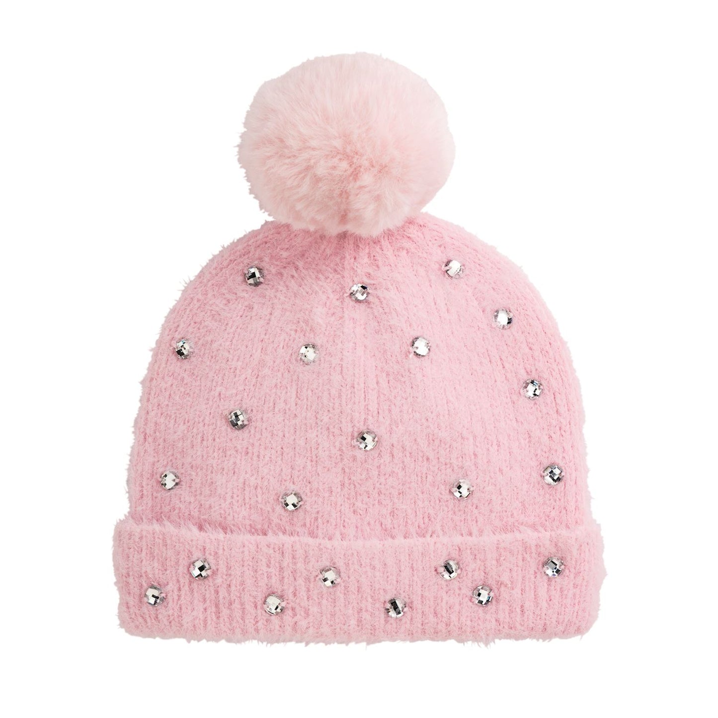 Mud Pie Baby Pink Glitzy Beanie