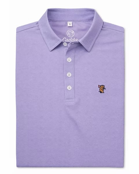 Caddie Wave (Purple) Performance Polo