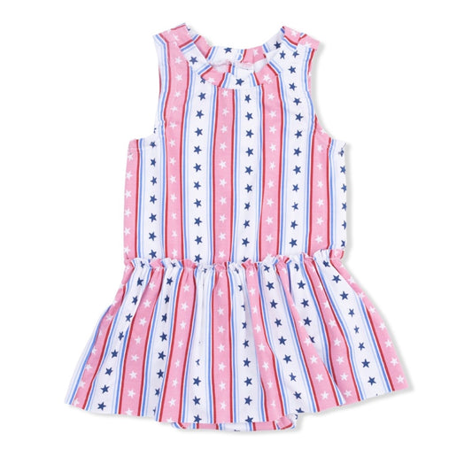 Angel Dear Stars & Stripes Skirted Bodysuit