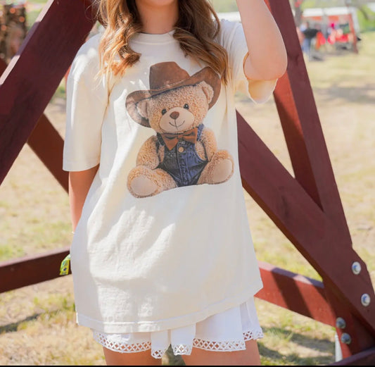 Cowboy Teddy Tee
