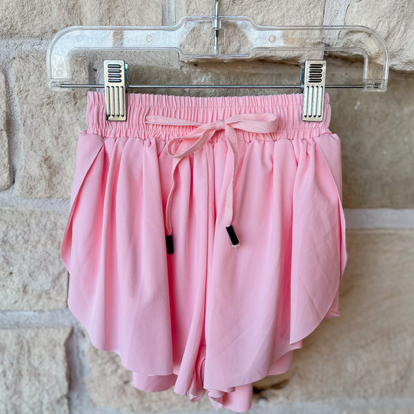 Light Pink Athletic Butterfly Short