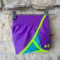 UA Girls Purple Athletic Short