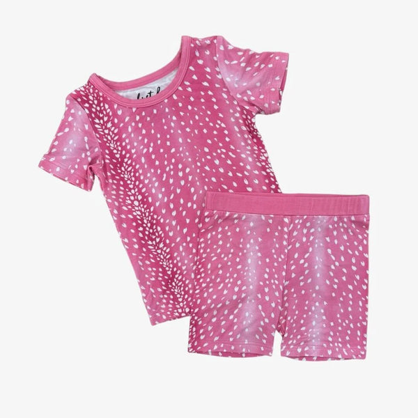 Velvet Fawn Fushia Fawn PJ Set