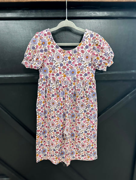 Ollie Jay Plum Fields Pocket Romper