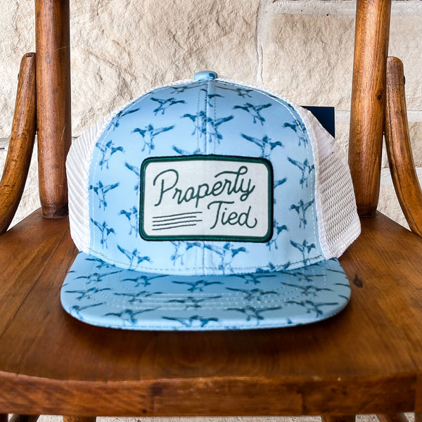 Properly Tied Flying Mallard Trucker Hat