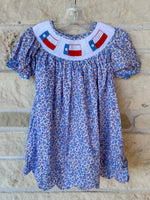 Poppy Kids Smocked Texas Dress