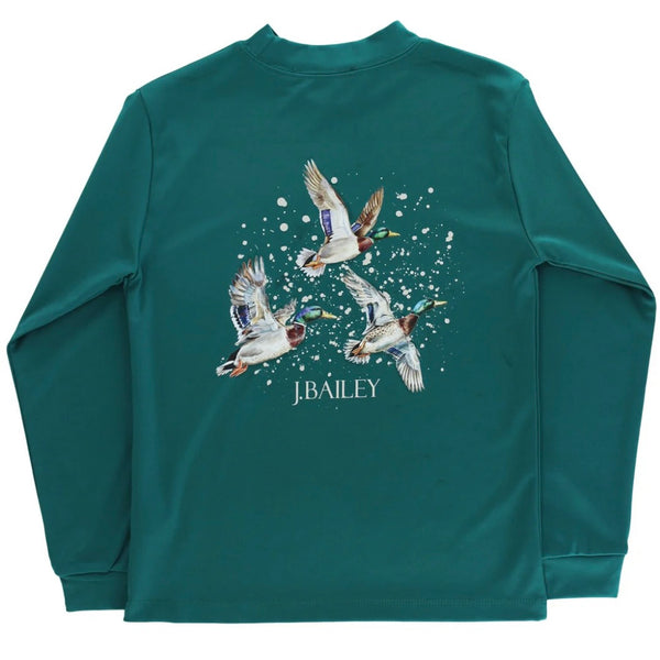 J. Bailey Ducks LS Performance Tee