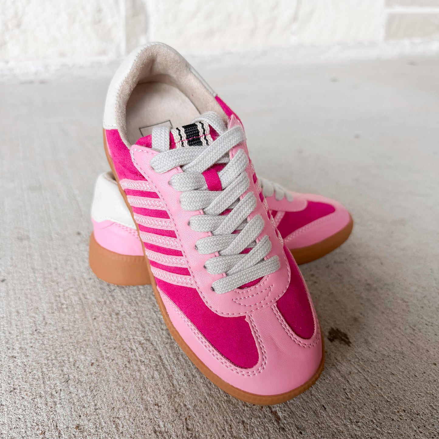 Shu Shop Stevie Mini Pink Suede Sneaker