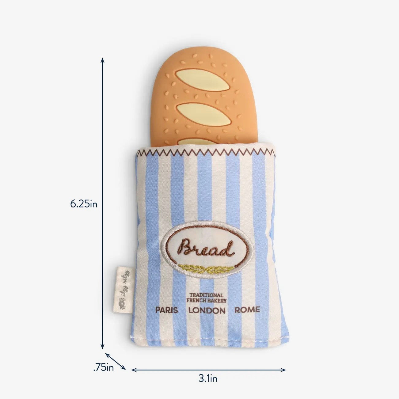 Itzy Ritzy Teensy Crinkle Teether Baguette