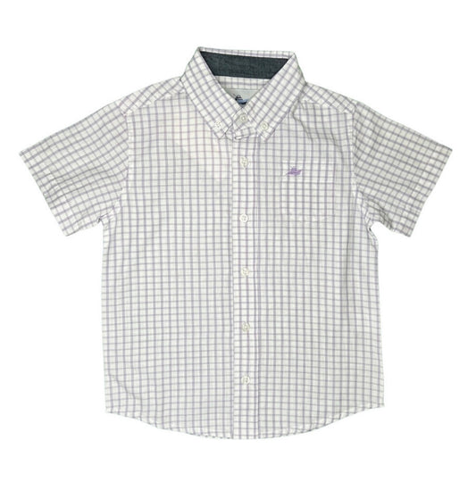 Southbound Purple Gingham Button Down