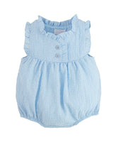 Mud Pie Blue Gingham Bubble