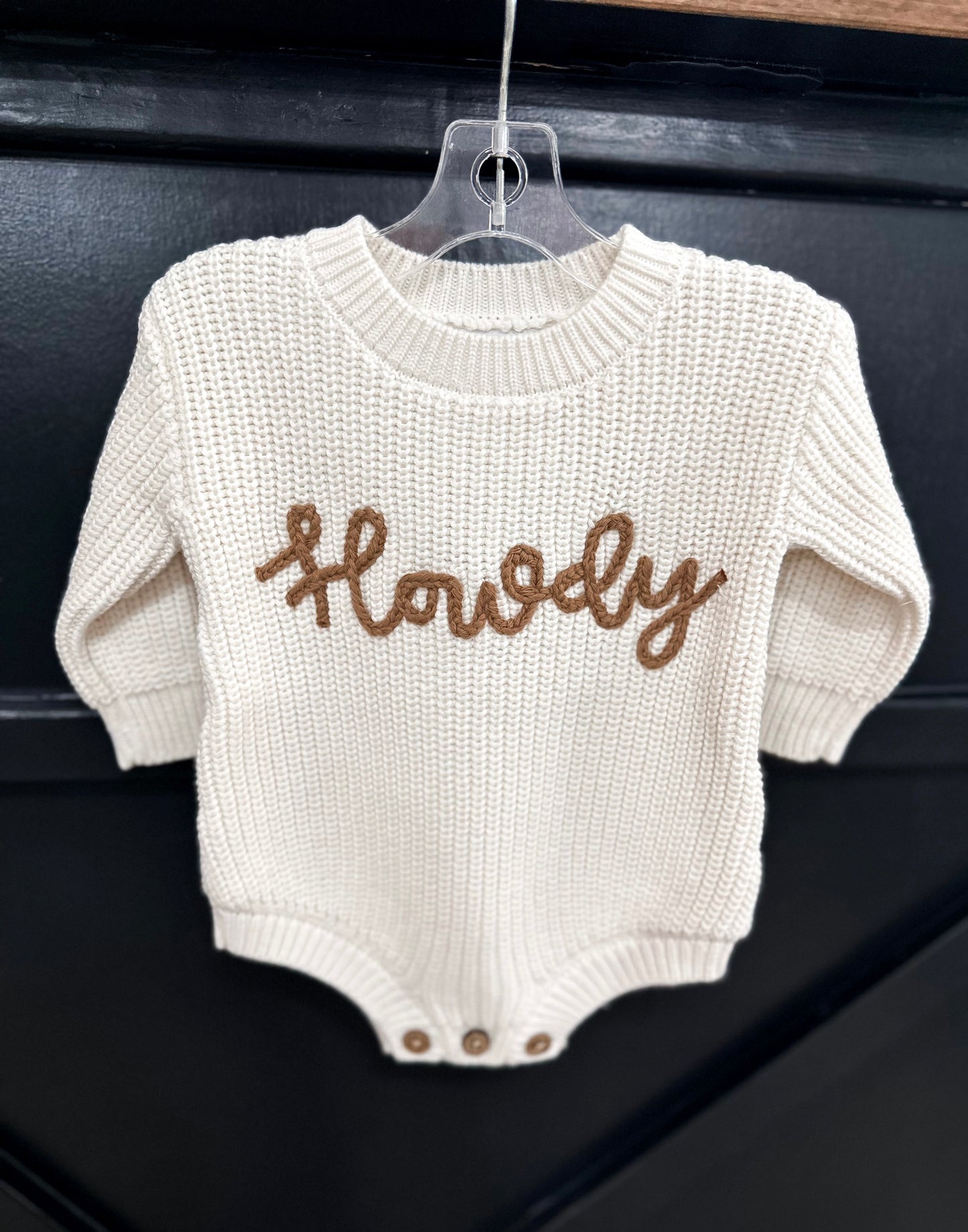 Mud Pie Howdy Sweater Bubble