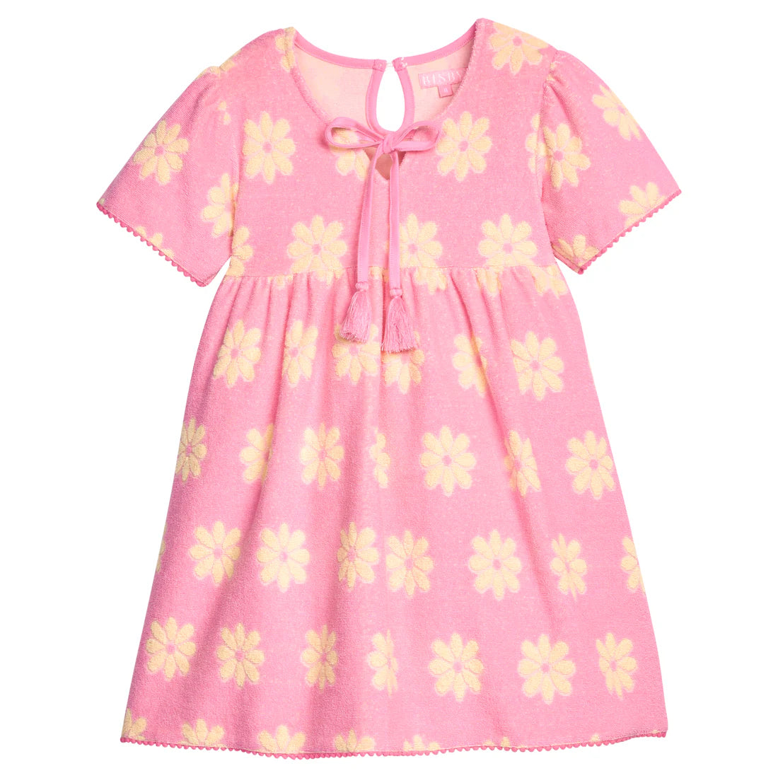 Bisby Pink Floral Terry Riviera Dress