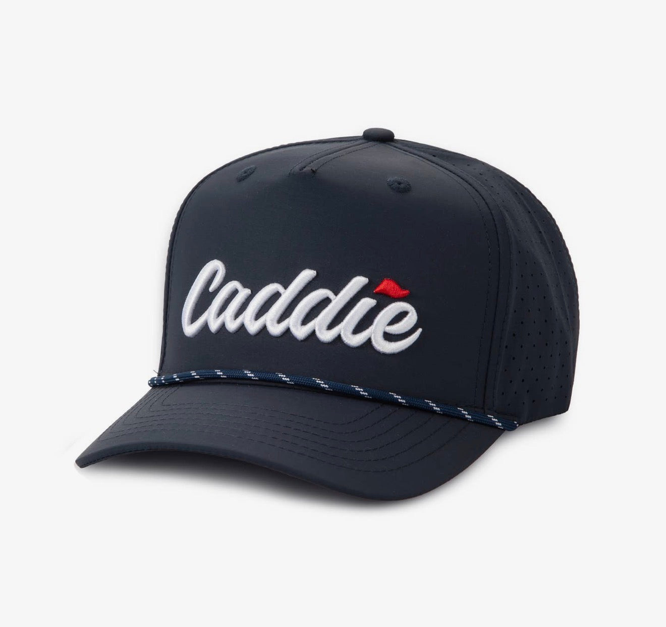 Fieldstone Youth Navy/White Performance Rope Hat