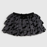 Sweet Wink Flocked Bats Bow Tiered Tutu