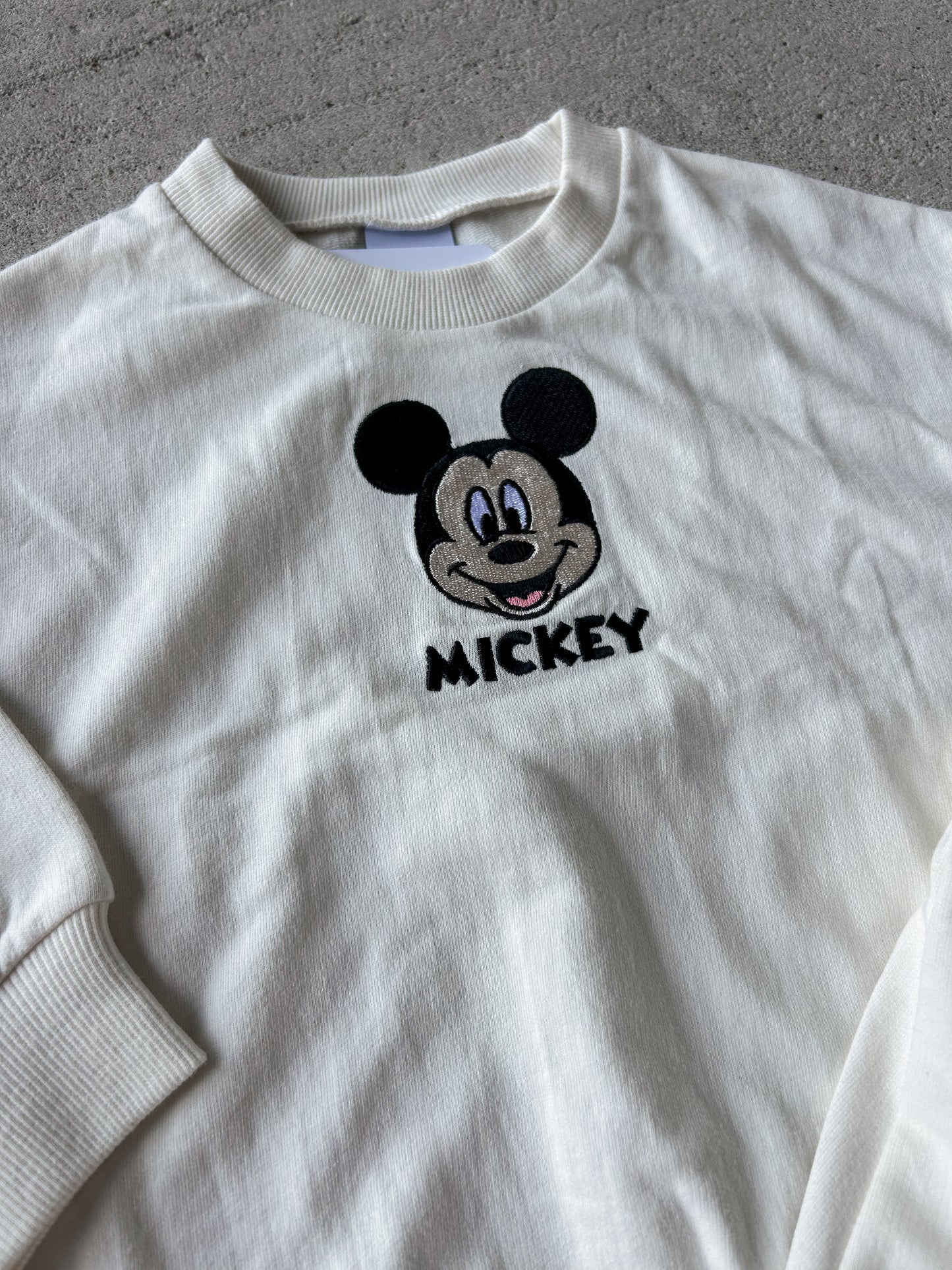 Mickey Cream LS Short Set