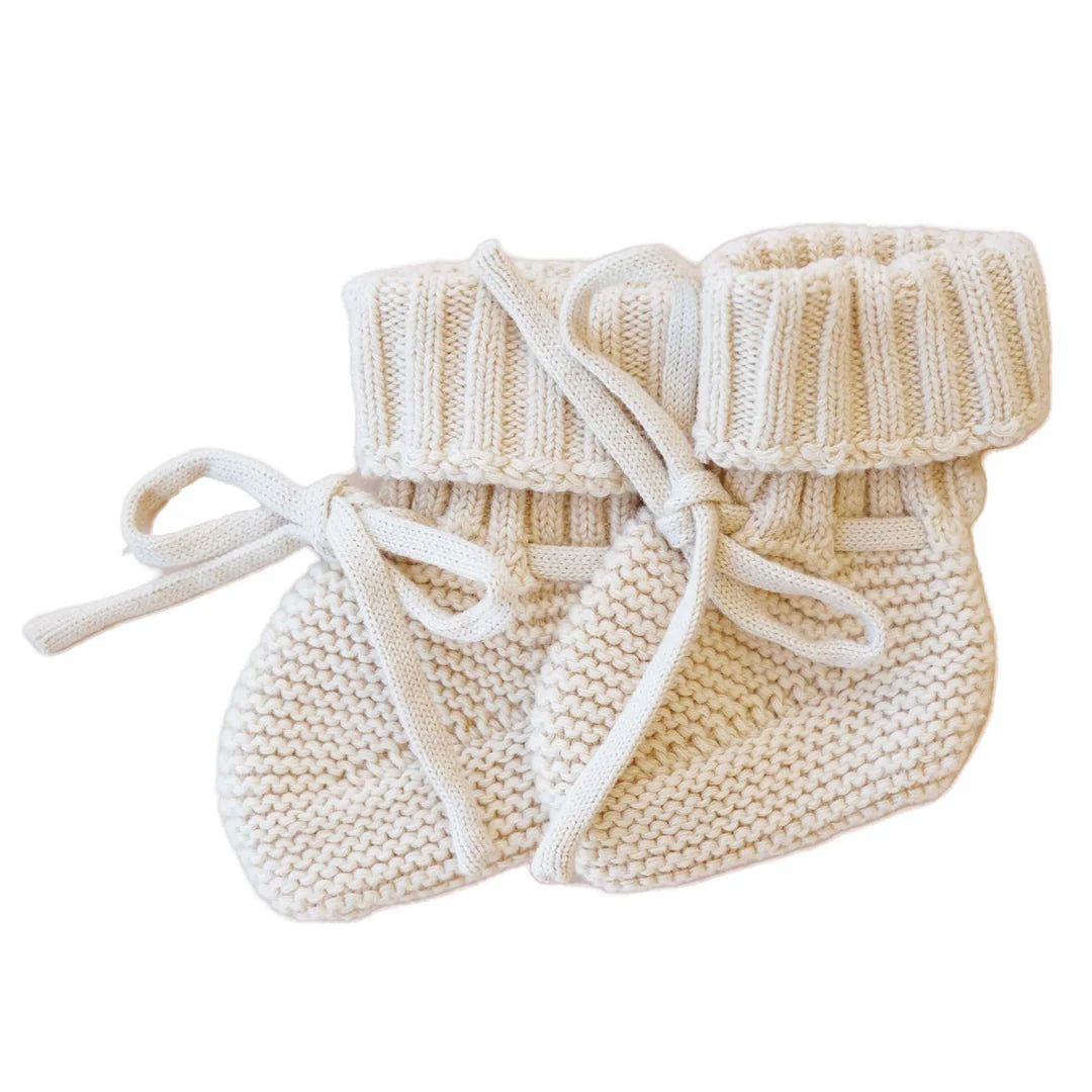 Caden Lane Sand Knit Baby Boots