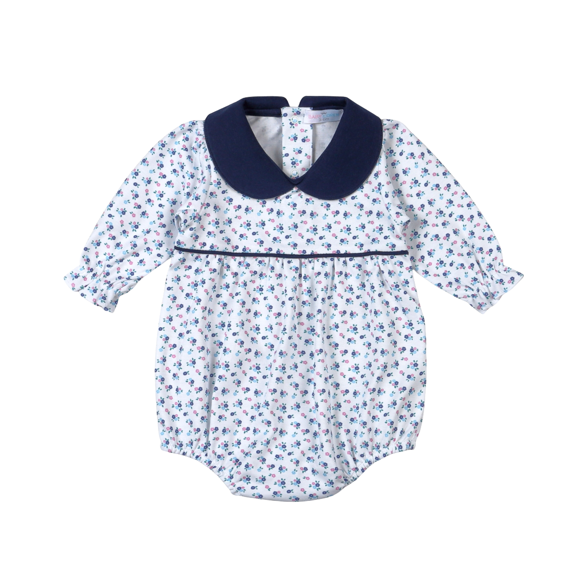 Baby Loren Callie Floral Scalop Collar Bubble