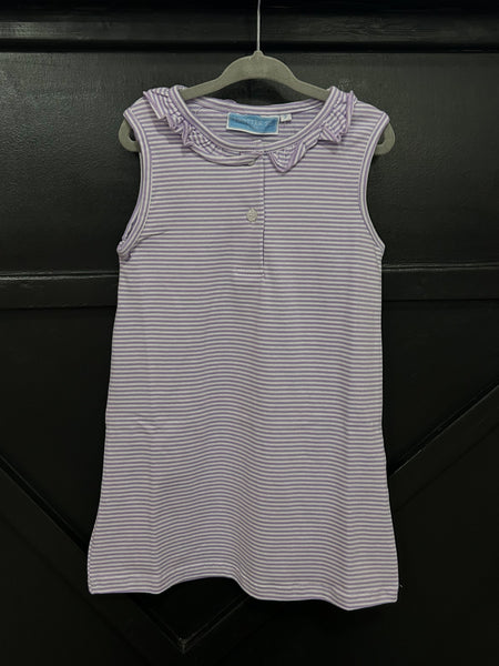 Trotter Street Lavender Stripe Nora Dress