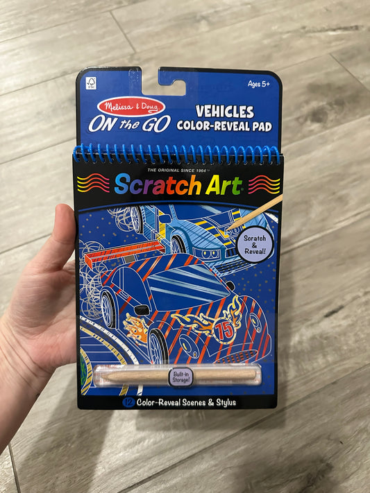 Melissa and Doug Scratch Art Cars