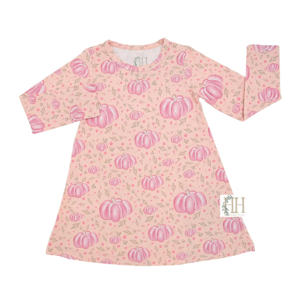 Hamner Hill Floral Pumpkin Dress