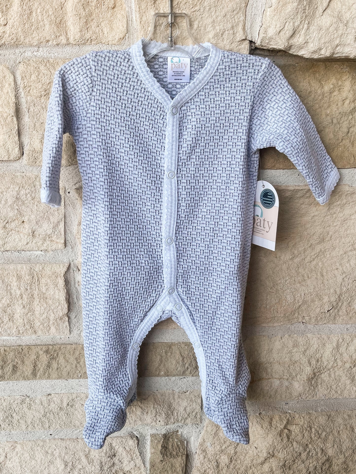 Paty Grey/White Footie