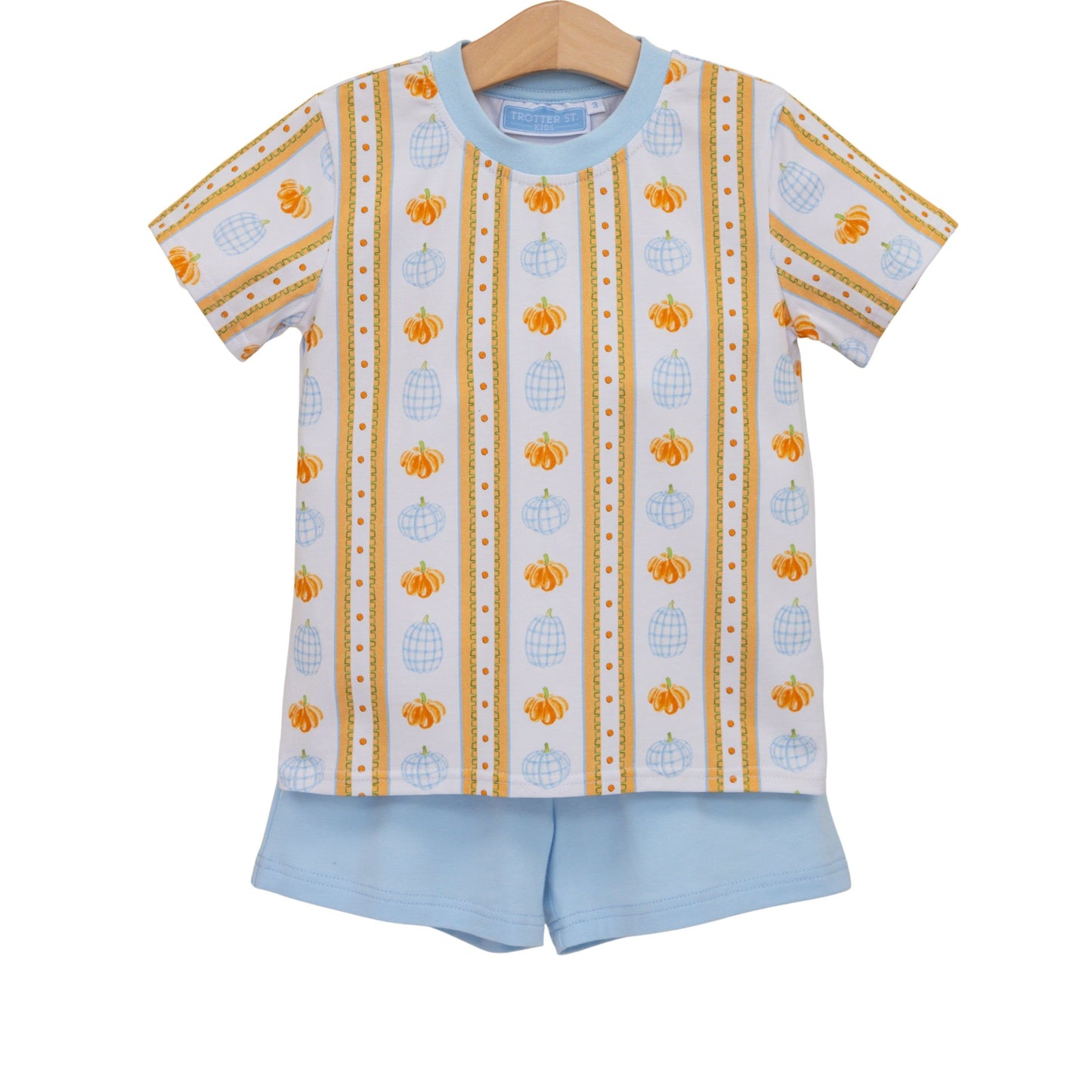 Trotter Street Pumpkin Patch Short Set