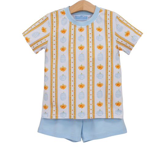 Trotter Street Pumpkin Patch Short Set