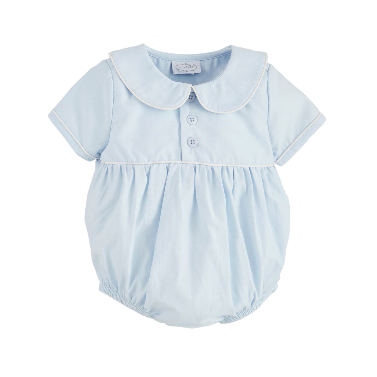 Mud Pie Blue Poplin Bubble