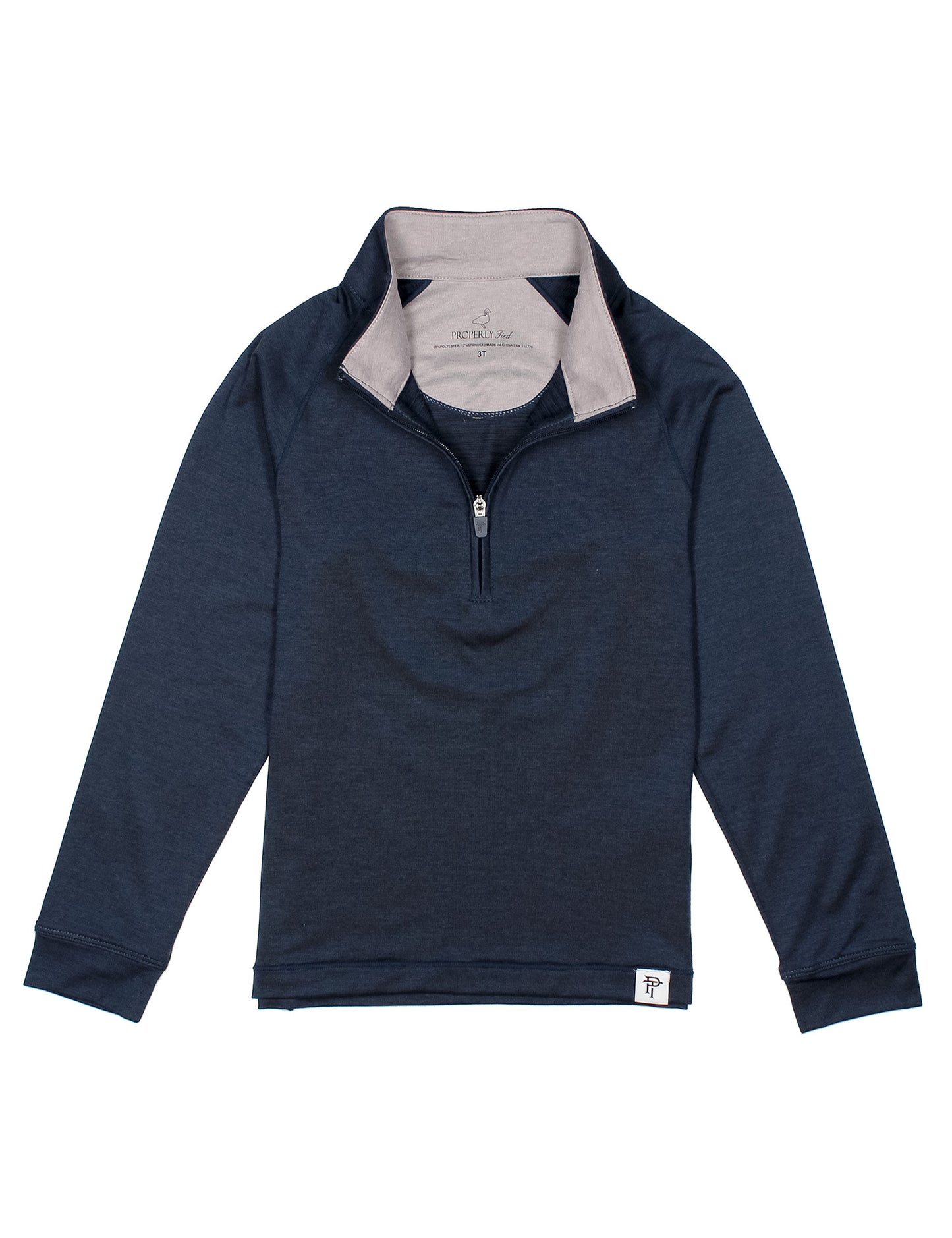 Properly Tied Navy Clubhouse Quarter Zip