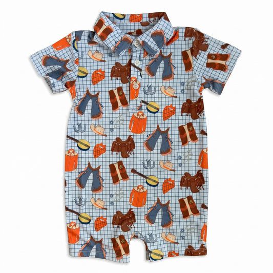 Hollis Baker Cowboy Romper