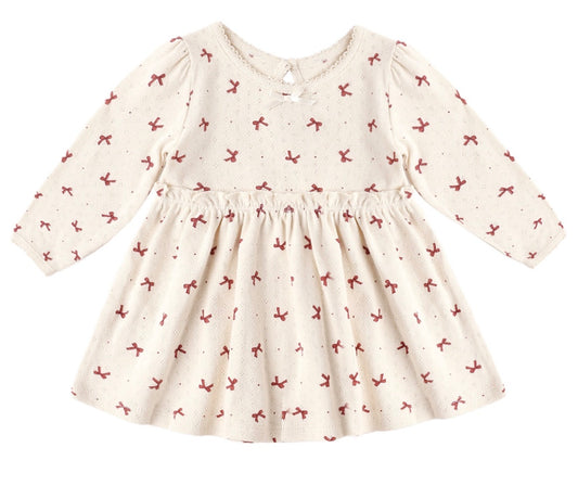Quincy Mae Red Bows Alda Dress