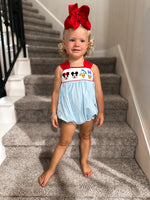 Smocked Flamingo Smocked Mouse & Friends Bubble