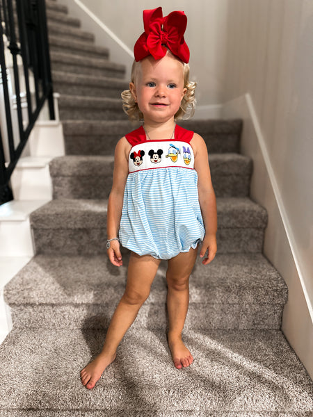Smocked Flamingo Smocked Mouse & Friends Bubble