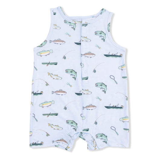Angel Dear Fishing Shortie Romper