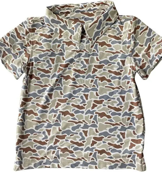 Meripex Woodland Camo Polo