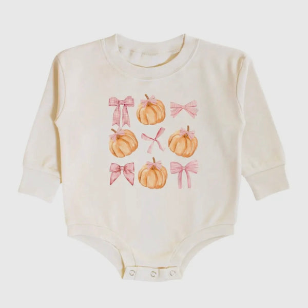 Sweet Wink Coquette Pumpkin LS Bubble