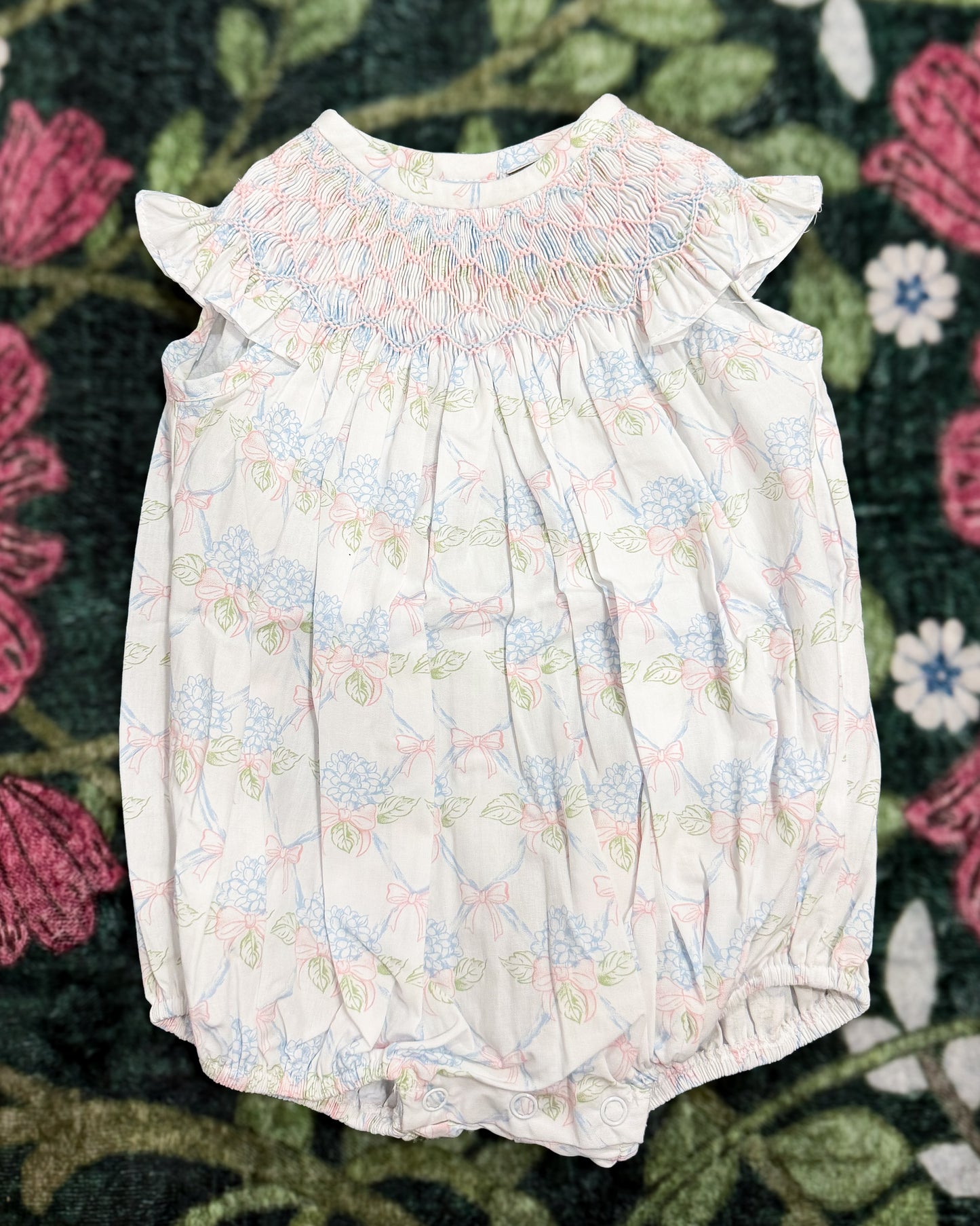 Banana Split Endless Summer Smocked Bubble