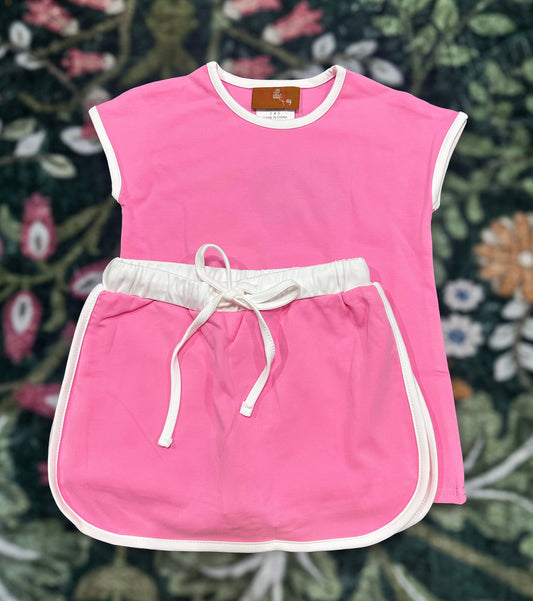 Millie Jay Aria Skort Set Pink