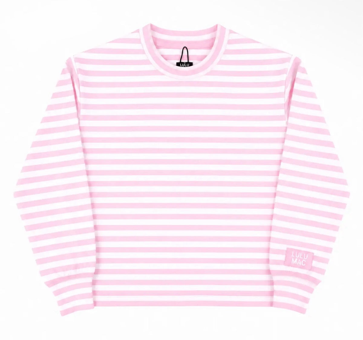 Lulu Mac Light Pink Stripe LS Top